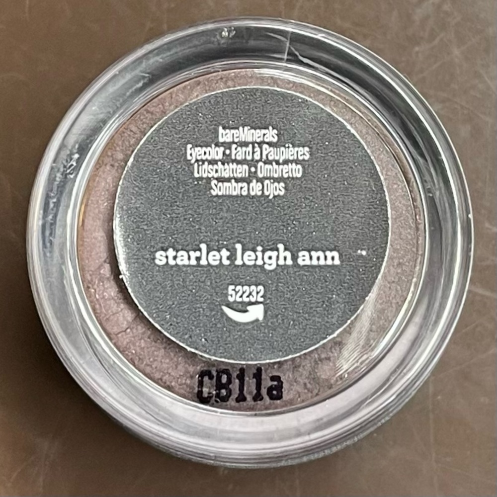 Bare Minerals 0.28g/0.01oz Eyeshadow Starlet Leigh Ann